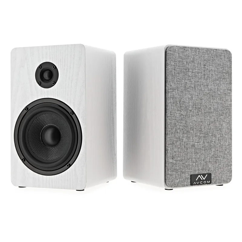 Avcom 5" Bookshelf Speaker Pair White