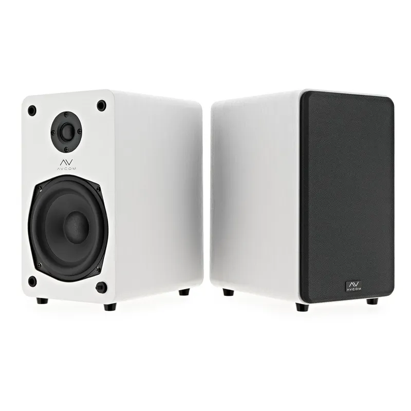 Avcom Active Bookshelf Speaker Pair White