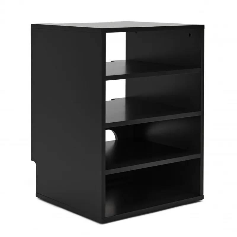 Avcom Hi-Fi Cabinet 4 Shelf Black