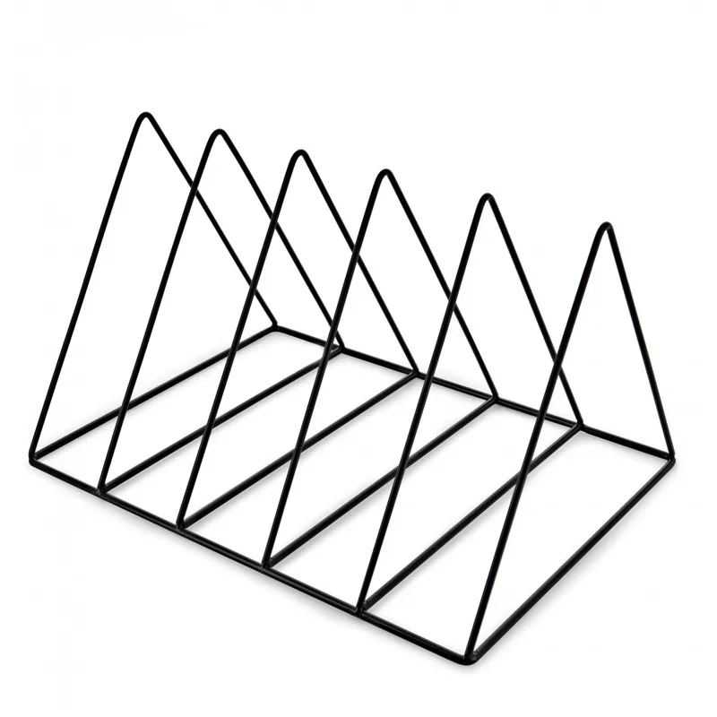 Avcom Record Storage Rack Black Triangle