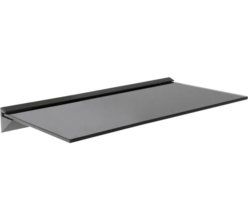 Avf S1600BB Glass Shelf - 60 cm, Black, Black