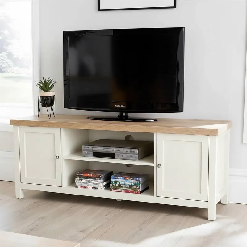 Avon 130cm Wide TV Stand - White