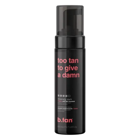 b.tan Too Tan To Give A Damn 1 Hour Self Tan Mousse - 200ml