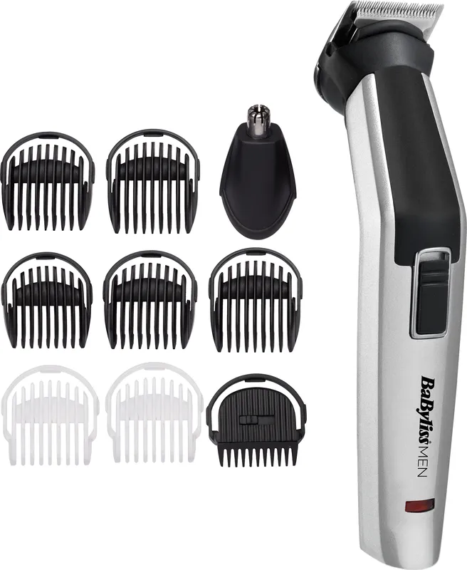 Babyliss 10 in 1 Multi Groomer - Silver / Black, Black