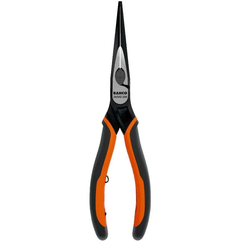 2430G Ergo Long Nose Pliers 160mm (6.1/4in) - Bahco