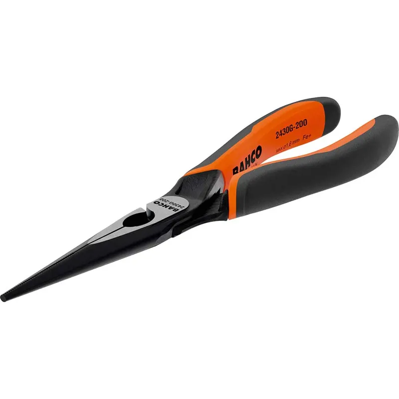 Bahco 2430 G-200 Ergo™ Long Nose Pliers 200mm (8in)