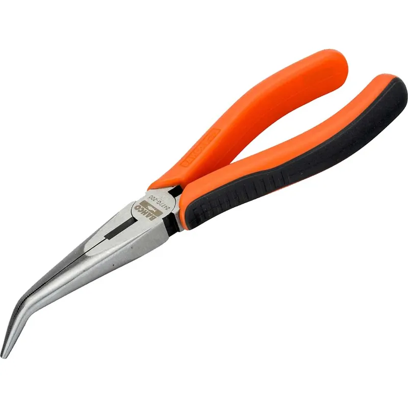Bahco 2477G Bent Snipe Nose Pliers 200mm