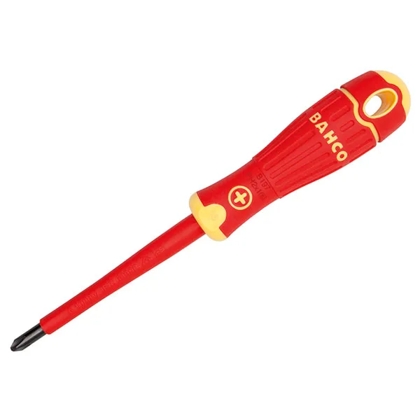 Bahco Vde Insulated Phillips Screwdriver PH0 75mm