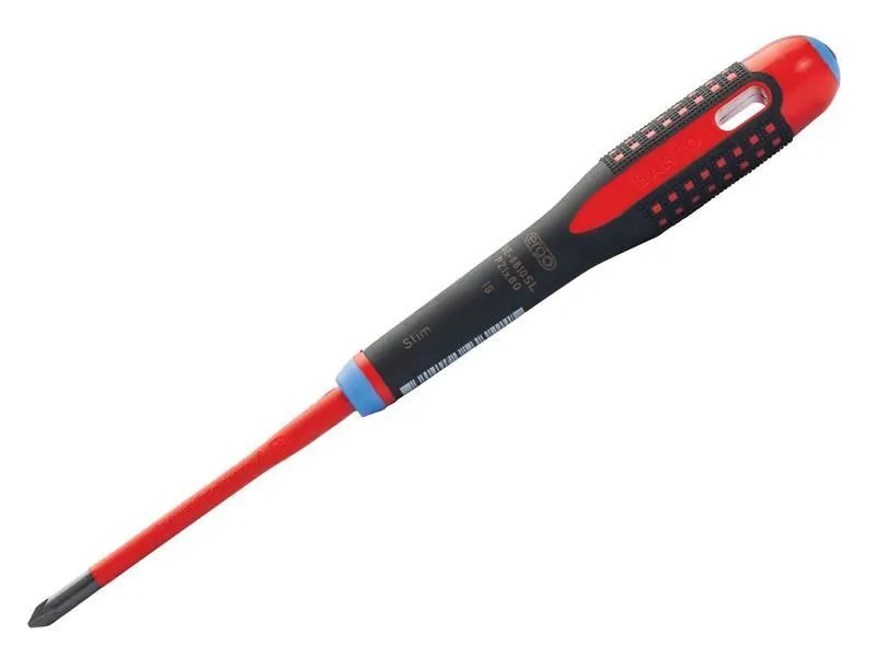 Bahco BE-8810SL Ergo™ Slim Vde Insulated Pozidriv Screwdriver PZ1 ...