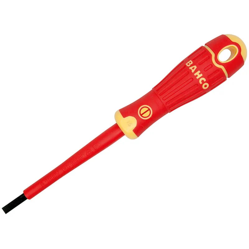 Bahco Vde Insulated Slotted Screwdriver 10mm 200mm