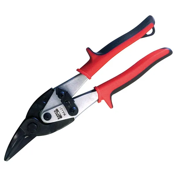 Bahco - MA421 Yellow/Blue Aviation Compound Snips Straight Cut 250mm (10in) BAHMA421