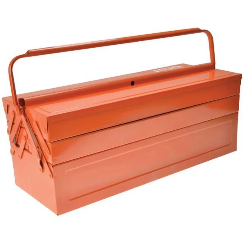 Bahco 3149-OR Metal Cantilever Tool Box 22in