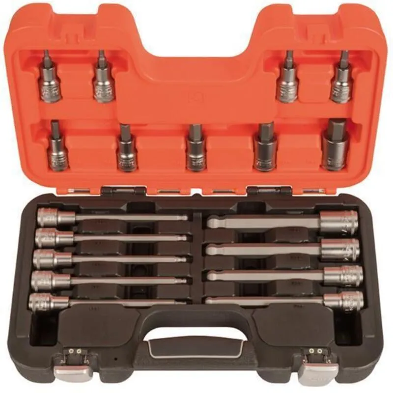 Bahco S18HEX 1/2in Drive Socket Set of 18 Metric BAHS18HEX