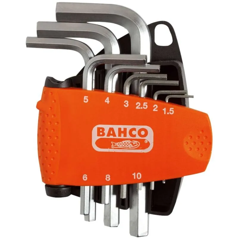 Bahco 9 Piece Hexagon L Key Set