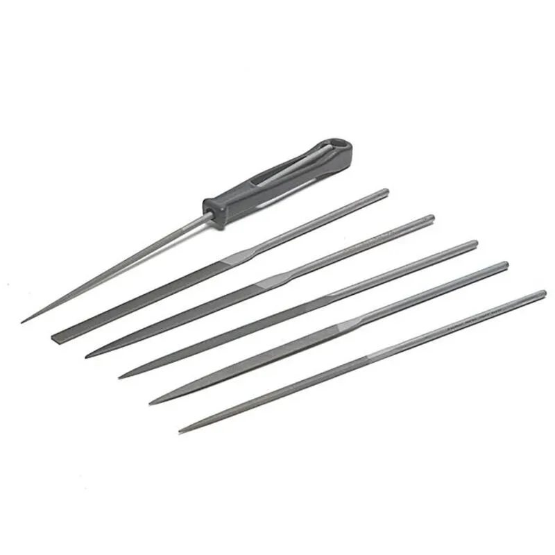 Bahco 6 Piece Precision Needle File Set in Plastic Wallet