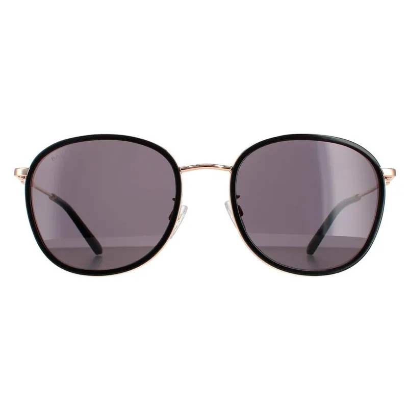 Bally Women's Round Gold Blue BY0053-K Sunglasses - Gold