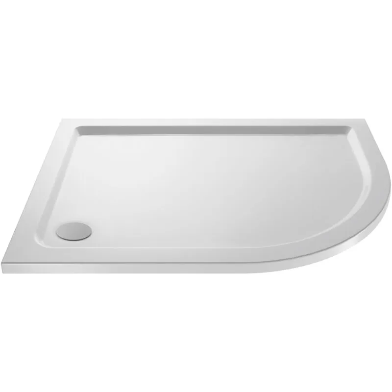 Balterley - 1000mm x 900mm Premium Shower Tray - Right Hand Offset Quadrant - White