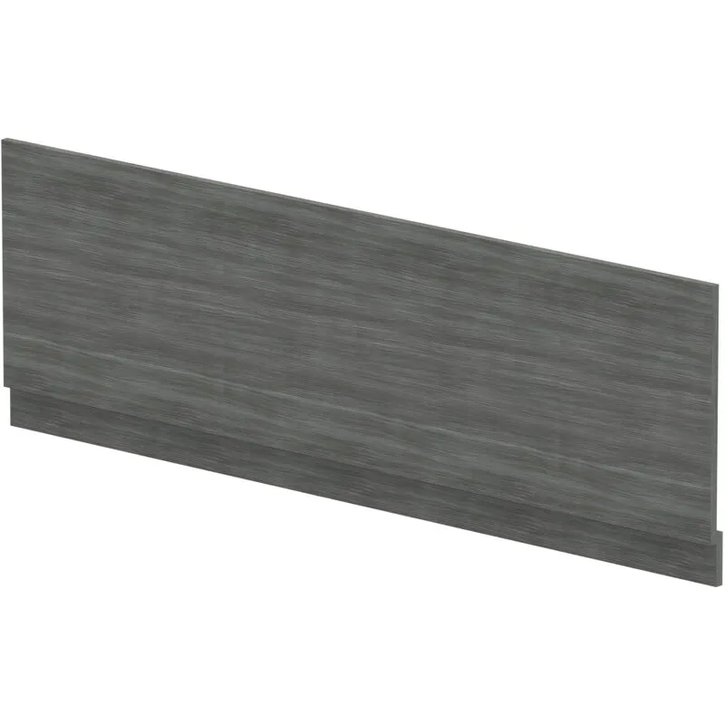 Balterley - 1700mm Bath mfc Front Panel & Plinth - Woodgrain Anthracite