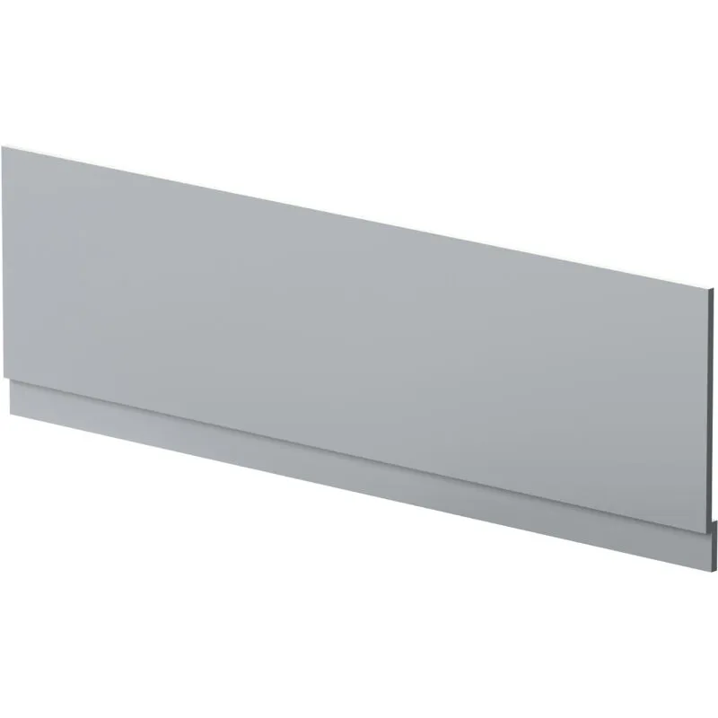 Balterley Straight Reversible Bath Front Panel & Plinth - 1800mm - Satin Grey Grey