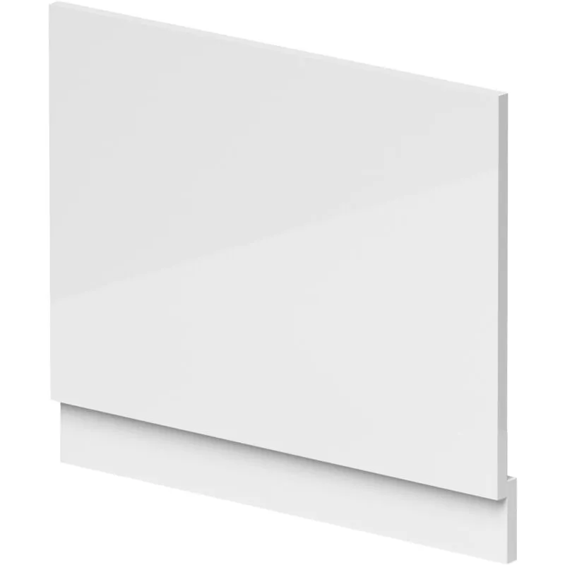 Balterley Mdf Bath End Panel & Plinth - 700mm - Gloss White White