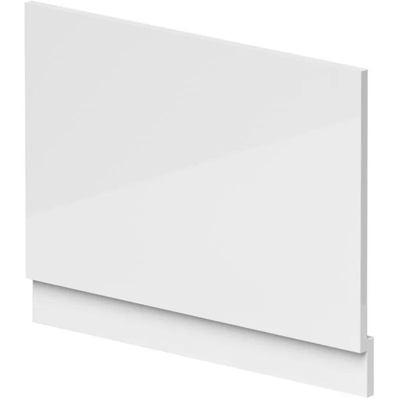 Balterley Mdf Bath End Panel & Plinth - 750mm - Gloss White White