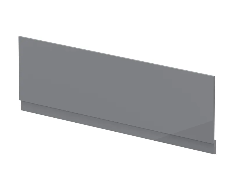 Balterley - 1800mm Bath mdf Front Panel & Plinth - Gloss Cloud Grey