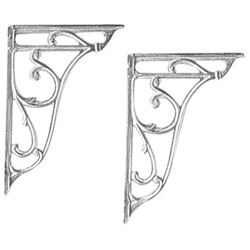 Balterley - Ceramic Accessories Pair of Ornate Cistern Brackets - Chrome