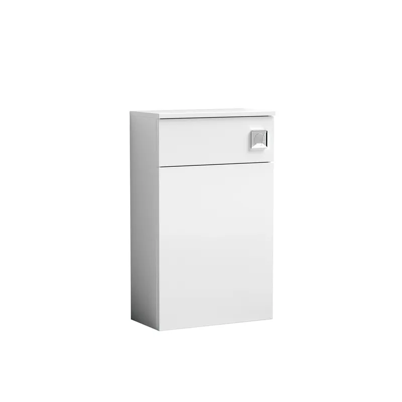 Balterley Contemporary Compact WC Toilet Unit 500mm - Gloss White White