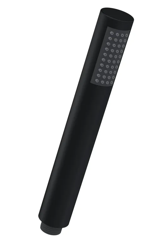 Balterley Easyclean Round Single Function Shower Handset - Matt Black