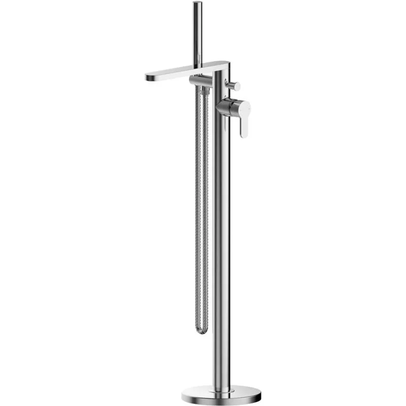 Balterley - Contemporary Freestanding Round Bath Shower Mixer Tap - Chrome