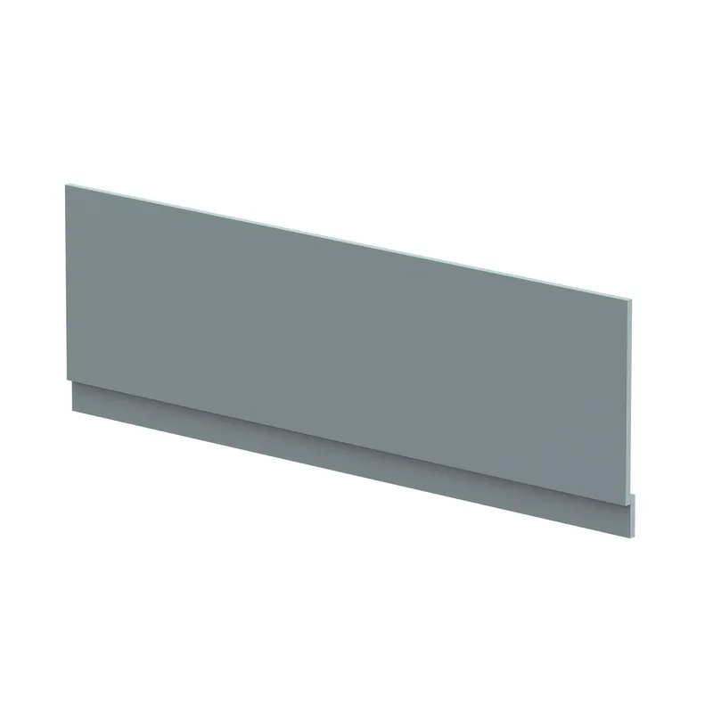 Balterley - 1700mm Edge/Power Straight Front Bath Panel & Plinth - Matt Coastal Grey
