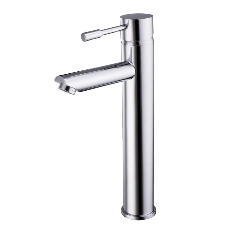 Balterley - Round Tall Lever Mono Basin Mixer Tap - Chrome