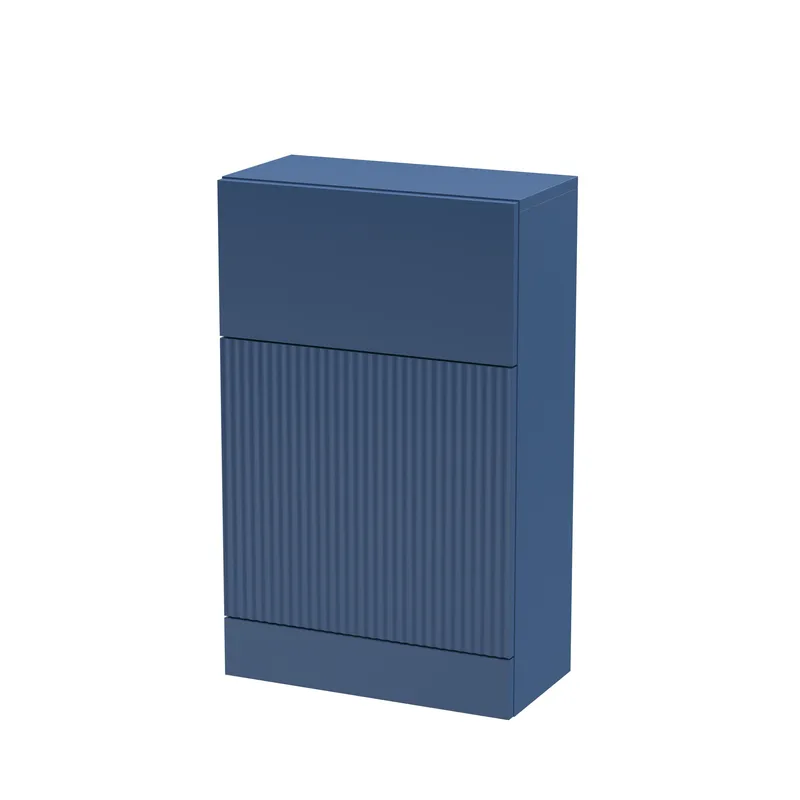 Balterley Fluted 500mm Floor Standing WC Unit - Blue Blue