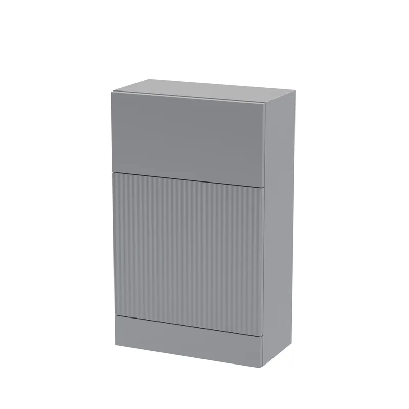 Balterley Fluted 500mm Floor Standing WC Unit - Grey Grey