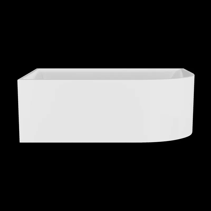 Balterley Left Hand J Shaped Freestanding Bath from1700mm x 720mm in White White