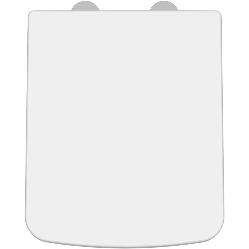 Balterley Luxury Square Top Fix Soft Close - Tapered Edge - White