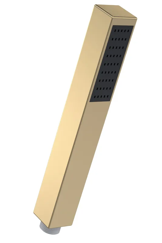 Balterley - Minimalist Square Single Function Shower Handset - Brushed Brass