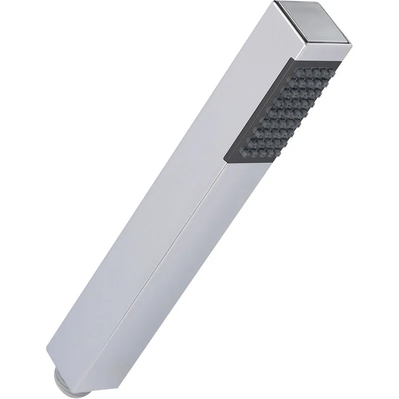 Balterley Minimalist Square Single Function Shower Handset Chrome in Silver Silver