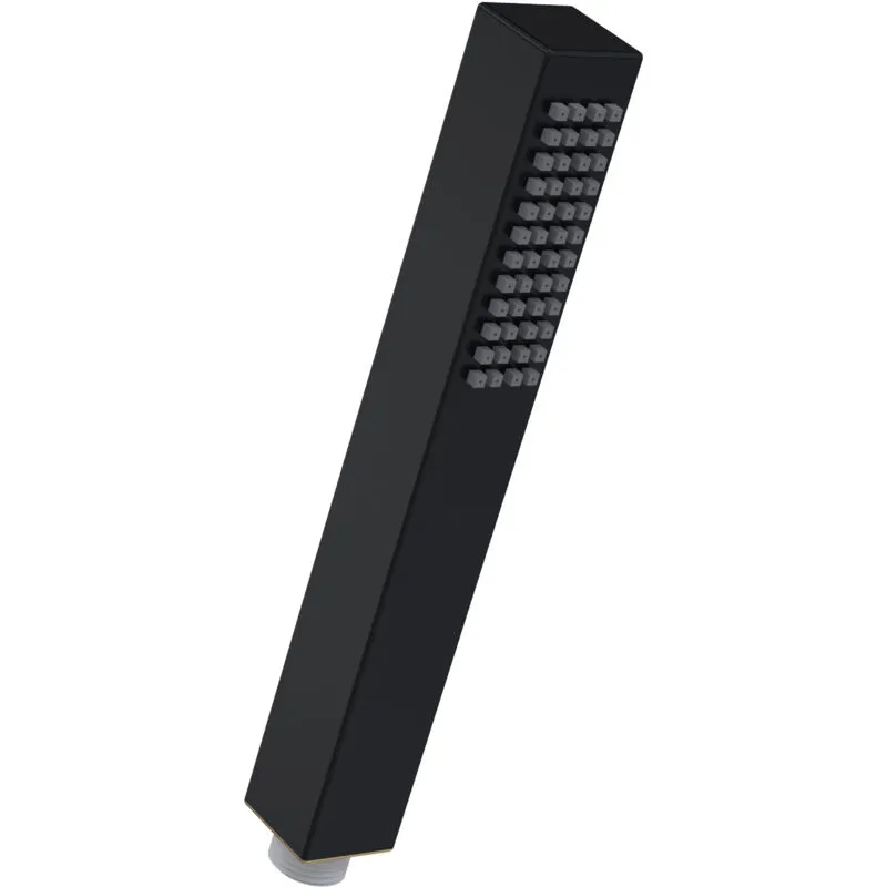 Balterley - Minimalist Square Single Function Shower Handset - Matt Black