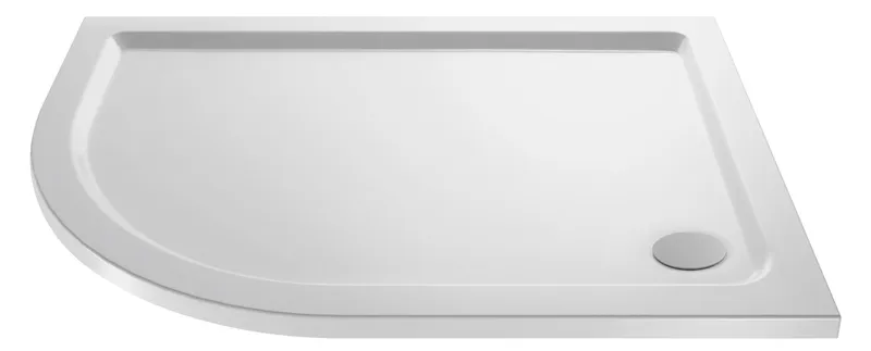 Balterley - 1200mm x 900mm Premium Shower Tray - Left Hand Offset Quadrant - White