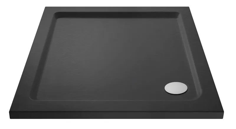 Balterley Premium Square Shower Tray - 900mm - Slate Grey Grey