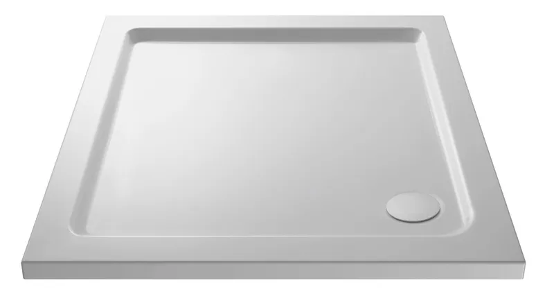 Balterley Premium Square Shower Tray - 900mm - White White