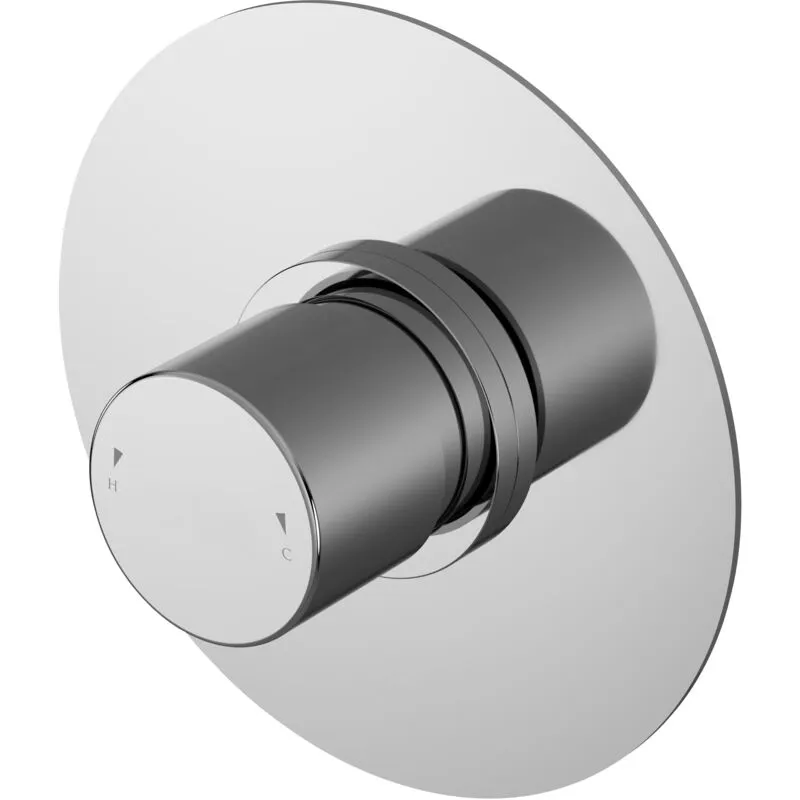 Balterley - Pride Round Concealed Thermostatic Temperature Control Shower Valve - Chrome