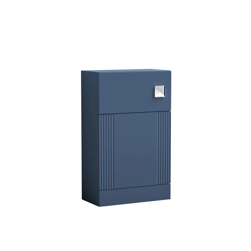 Balterley Retro Floor Standing Bathroom WC Toilet Unit - 500mm - Satin Blue Blue