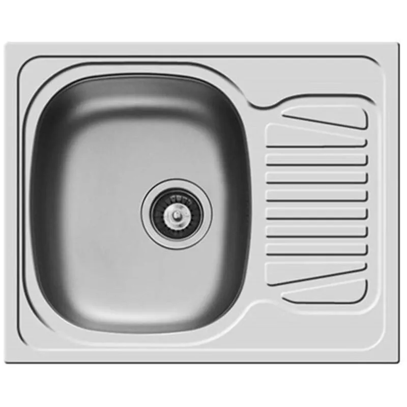 Balterley - Reversible 1 Bowl Stainless Steel Kitchen Sink, 620 x 500mm