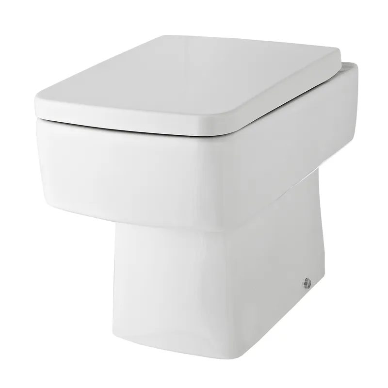 Balterley Square Back to Wall Toilet Pan - 400mm x 350mm x 520mm