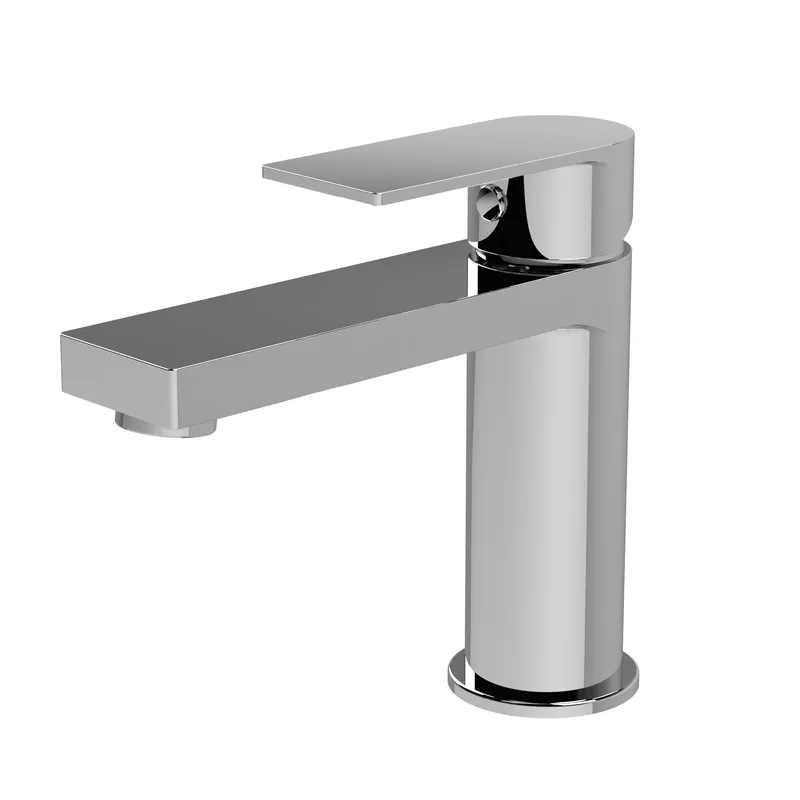 Balterley - Modern Square Mono Basin Mixer Tap & Push Button Waste - Chrome