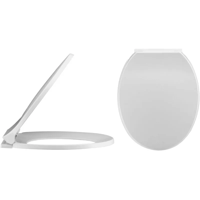 Balterley Standard Round Bottom Fix Soft Close - White White