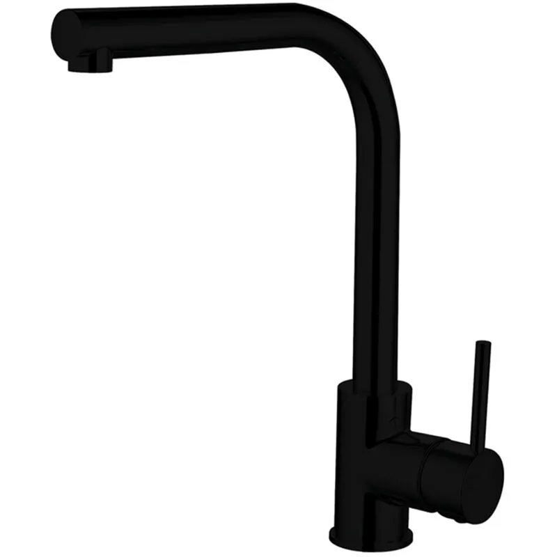 Balterley Traditional Dual Handle Kitchen Mixer Tap, Black
