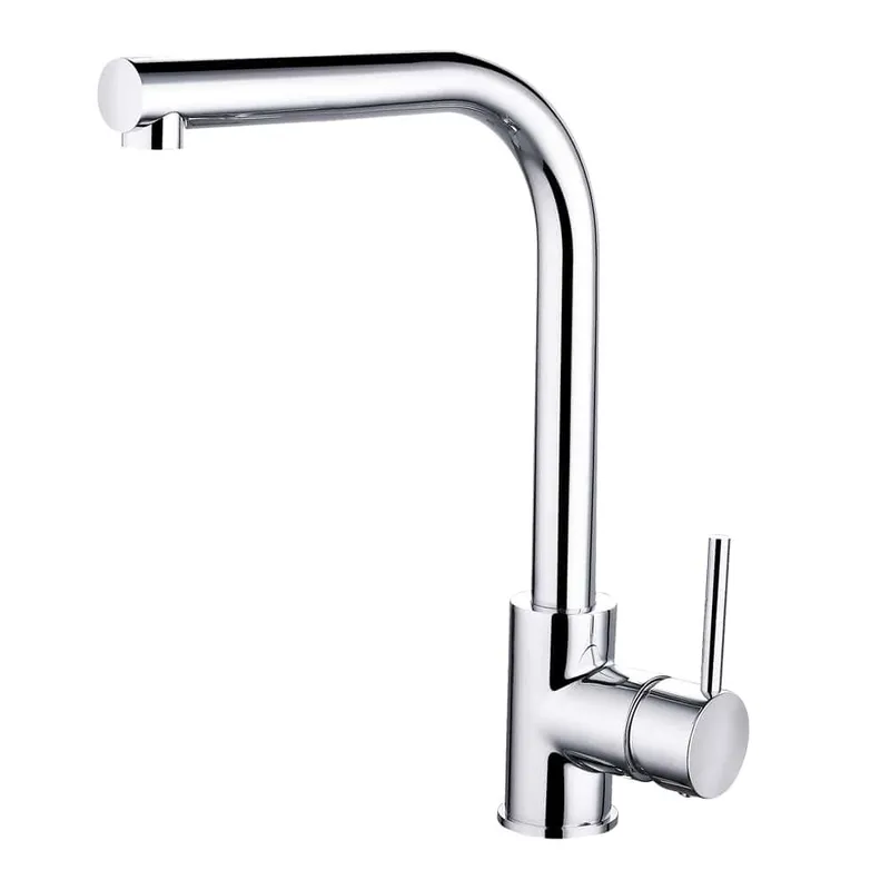 Balterley Traditional Single Lever Kitchen Mixer Tap, Chrome in Silver Silver